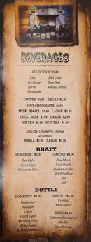 Drink Menu